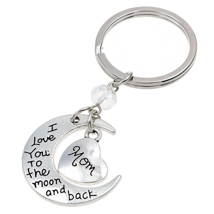 Wholesale Alphabet mom dad Mother's Day Father's Day gift Alloy Keychains